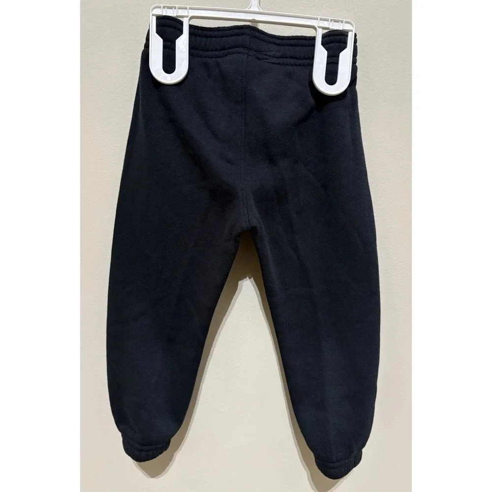 NWT Under Armour Toddler Sweatpants Black Red Logo 18 Months Unisex Joggers